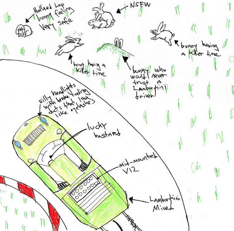 Illustration for article titled Deception in Sant’Agata: How the Lamborghini Miura Made Mid-Engined Layouts Look Good